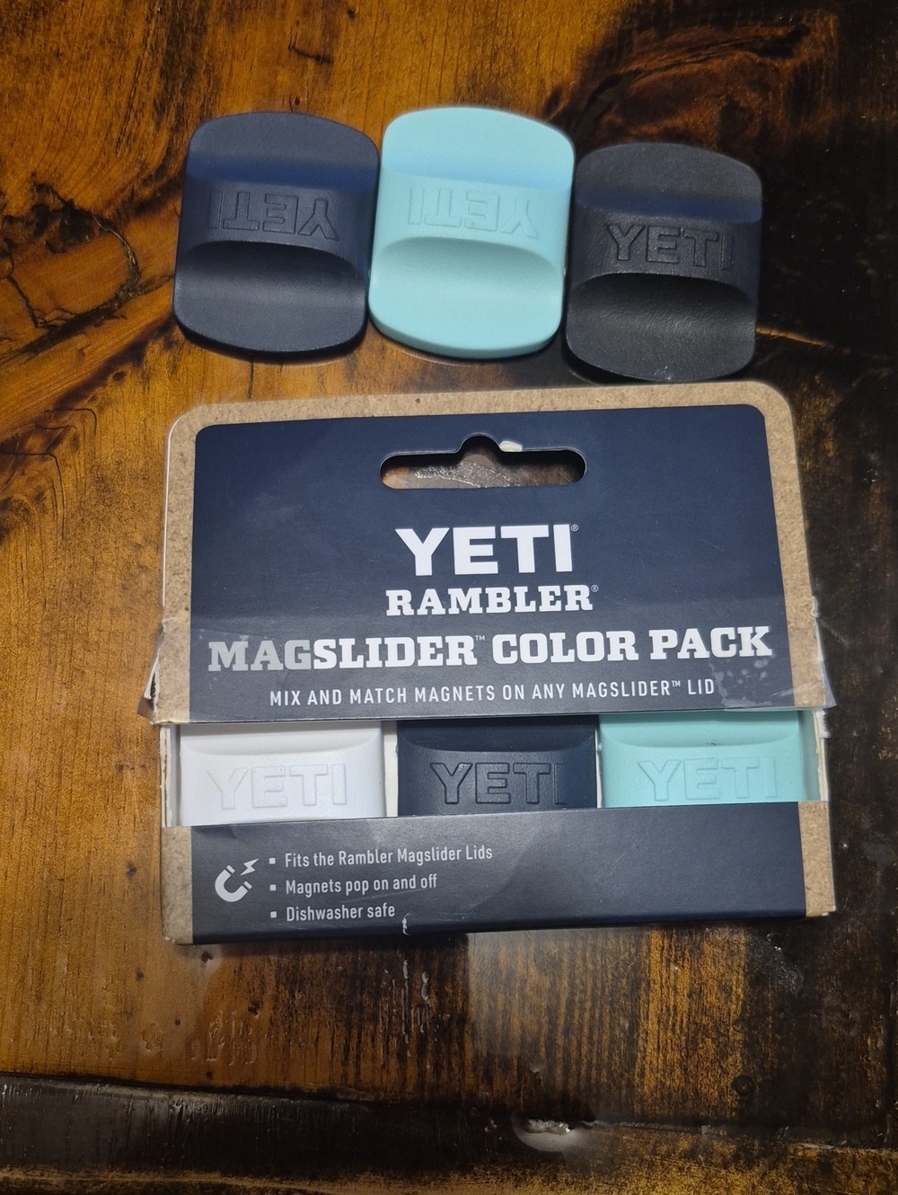 Yeti MagSlider Color Pack - Black, White, Mint
